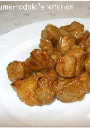 カレー用豚肉でポークチャップもどき-レシピのメイン写真