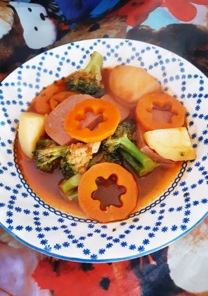 簡単★トマトジュースで洋風煮込み-レシピのメイン写真
