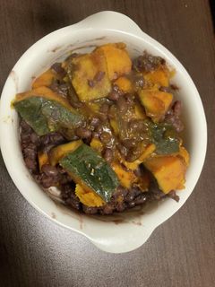 冬至かぼちゃ(かぼちゃと小豆のいとこ煮)-レシピのメイン写真