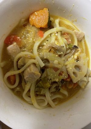 ほうとう(風うどん)-レシピのメイン写真