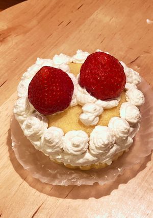 激安！　ショートケーキ風　＃ミニケーキ-レシピのメイン写真