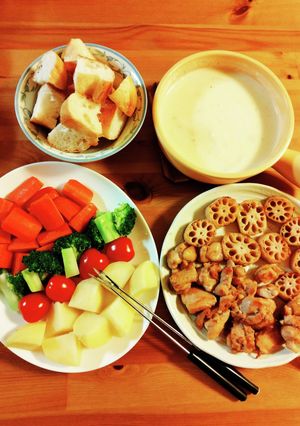 手軽にチーズフォンデュ*¨*•.¸¸♬-レシピのメイン写真