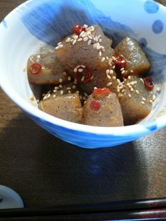 こんにゃくの味噌きんぴら-レシピのメイン写真
