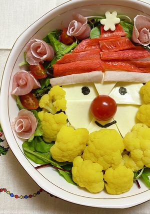 サンタクロースのサラダ☆-レシピのメイン写真