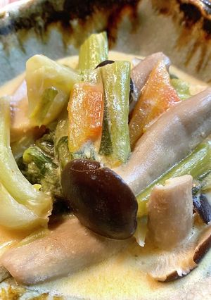 いつもと違う★青梗菜のクリーム煮-レシピのメイン写真
