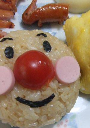 アンパンマンおにぎり-レシピのメイン写真
