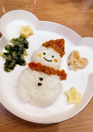 離乳食後期〜完了期 クリスマスプレート-レシピのメイン写真