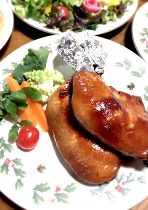 クリスマス定番の絶品!ローストチキン-レシピのメイン写真