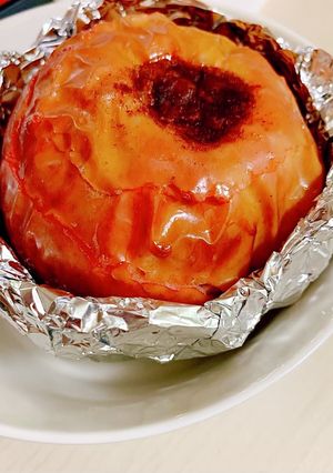 シナモンたっぷり丸ごと焼きりんご-レシピのメイン写真