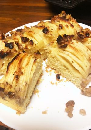ハッセルバックアップルケーキ-レシピのメイン写真