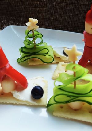 クリスマス足長開脚ダンシングサンタツリー-レシピのメイン写真