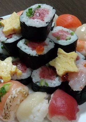 重ね盛り寿司-レシピのメイン写真