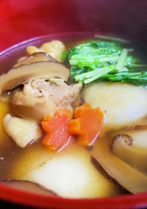 【我が家の雑煮】濃くウマ仕立て♡-レシピのメイン写真