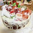 ふわふわ粉雪♪クリスマスケーキ