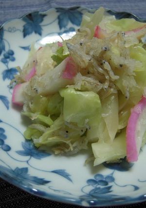 春キャベツとしらすの☆おろしあえ-レシピのメイン写真