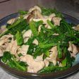ほうれん草と豚肉の炒めもの☆コンソメ使用
