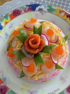 お寿司deケーキ♪-レシピのメイン写真