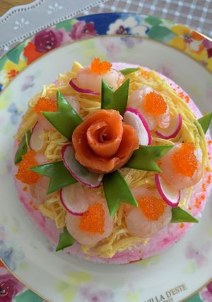 お寿司deケーキ♪-レシピのメイン写真