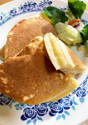 おからパウダーとホケミでパンケーキ-レシピのメイン写真