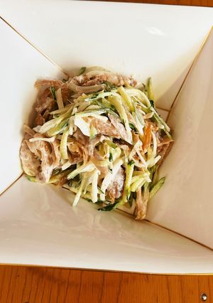 あまったローストチキンで簡単サラダ-レシピのメイン写真