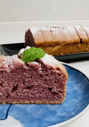 カルディの紫芋HMを使ったバウンドケーキ-レシピのメイン写真