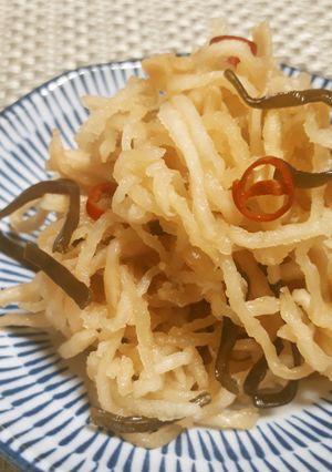 切干大根の酢塩昆布漬け-レシピのメイン写真