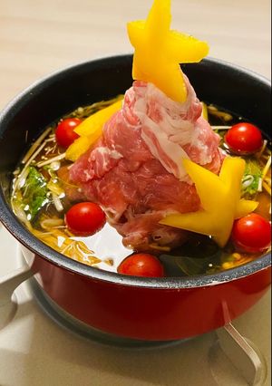 クリスマスツリー鍋☆ごま油とニンニク醤油-レシピのメイン写真