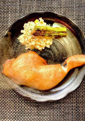 クリスマスチキン　醤油照り蒸し-レシピのメイン写真