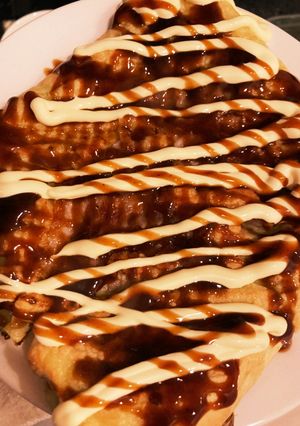 ホットサンドメーカーでお好み-レシピのメイン写真