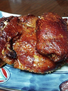 鶏腿肉のローストスモーク-レシピのメイン写真