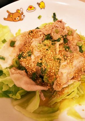 豚キャベツの胡麻ポン酢蒸し-レシピのメイン写真