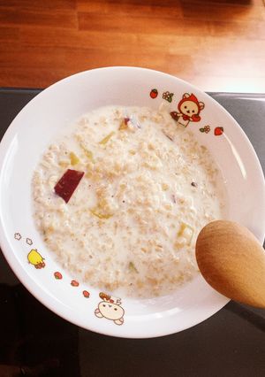 冬の朝食にさつまいもホットオートミール-レシピのメイン写真