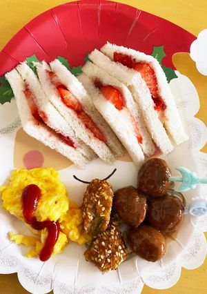 簡単いちごサンドプレート！-レシピのメイン写真
