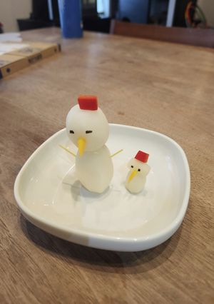 大根スノーマン-レシピのメイン写真