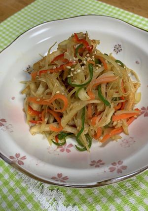 大根の皮deきんぴらら〜♪-レシピのメイン写真