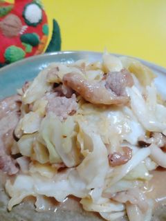 キャベツと豚肉の味噌炒め-レシピのメイン写真
