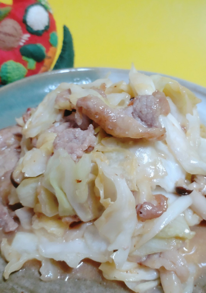 キャベツと豚肉の味噌炒め-レシピのメイン写真