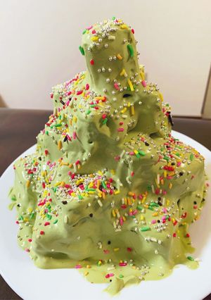 簡単☆クリスマスケーキ☆ツリーケーキ-レシピのメイン写真