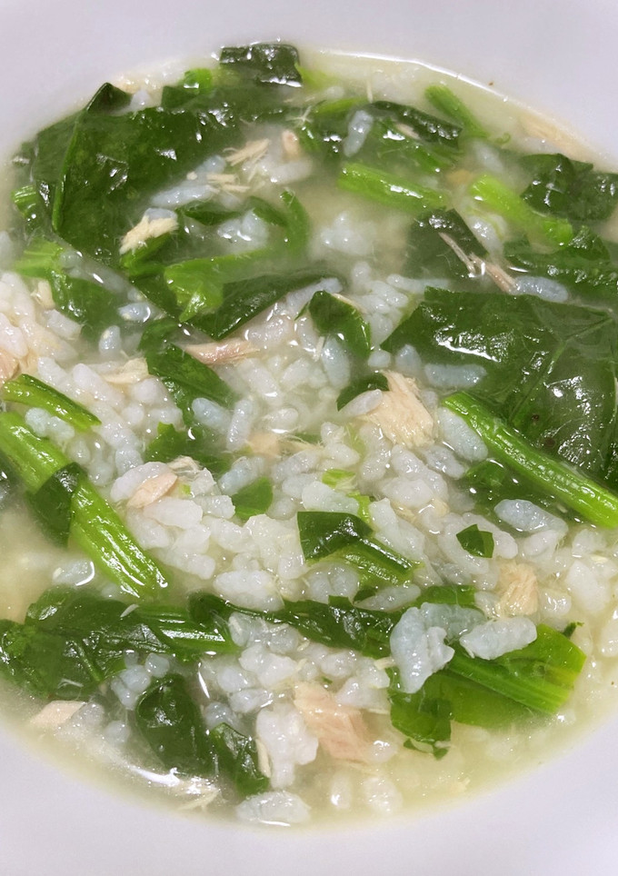 ほうれん草＆ツナの中華風おじや-レシピのメイン写真
