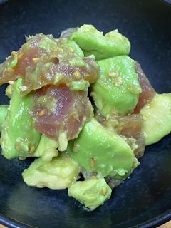 アボガドとマグロのわさび醤油和え-レシピのメイン写真