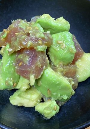 アボガドとマグロのわさび醤油和え-レシピのメイン写真
