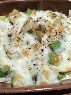 玉ねぎとアボカドの【チーズ焼き】-レシピのメイン写真