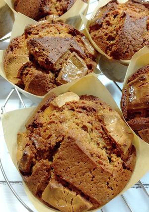 カフェオレマフィンﾎﾜｲﾄﾁｮｺﾁｬﾝｸ-レシピのメイン写真
