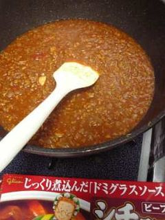 ルーでボロネーゼソース(ミートソース)-レシピのメイン写真