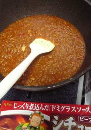 ルーでボロネーゼソース（ミートソース）-レシピのメイン写真