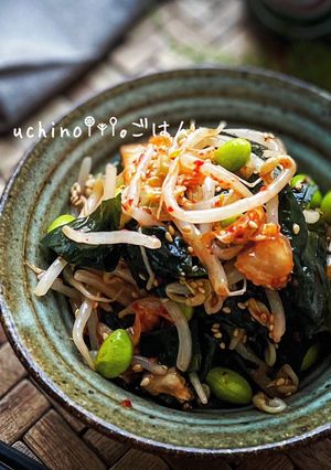 もやしとわかめのキムチナムル-レシピのメイン写真