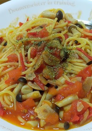 超簡単！リコピンたっぷりトマトのパスタ-レシピのメイン写真