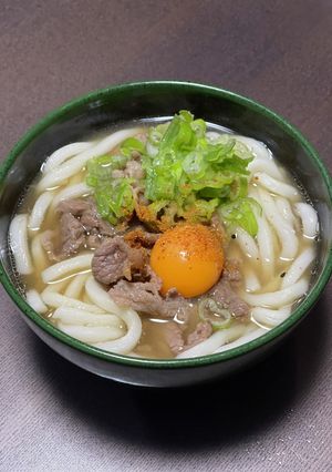 至高の肉うどん♪-レシピのメイン写真