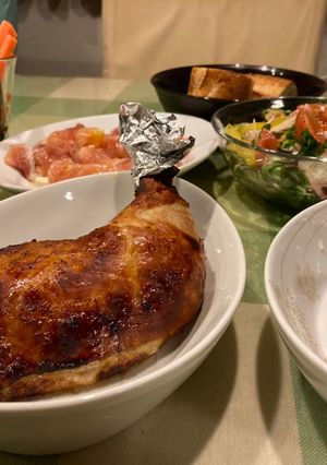 骨つきチキンのバーベキュー味-レシピのメイン写真
