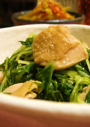 水菜と鶏肉の煮物-レシピのメイン写真